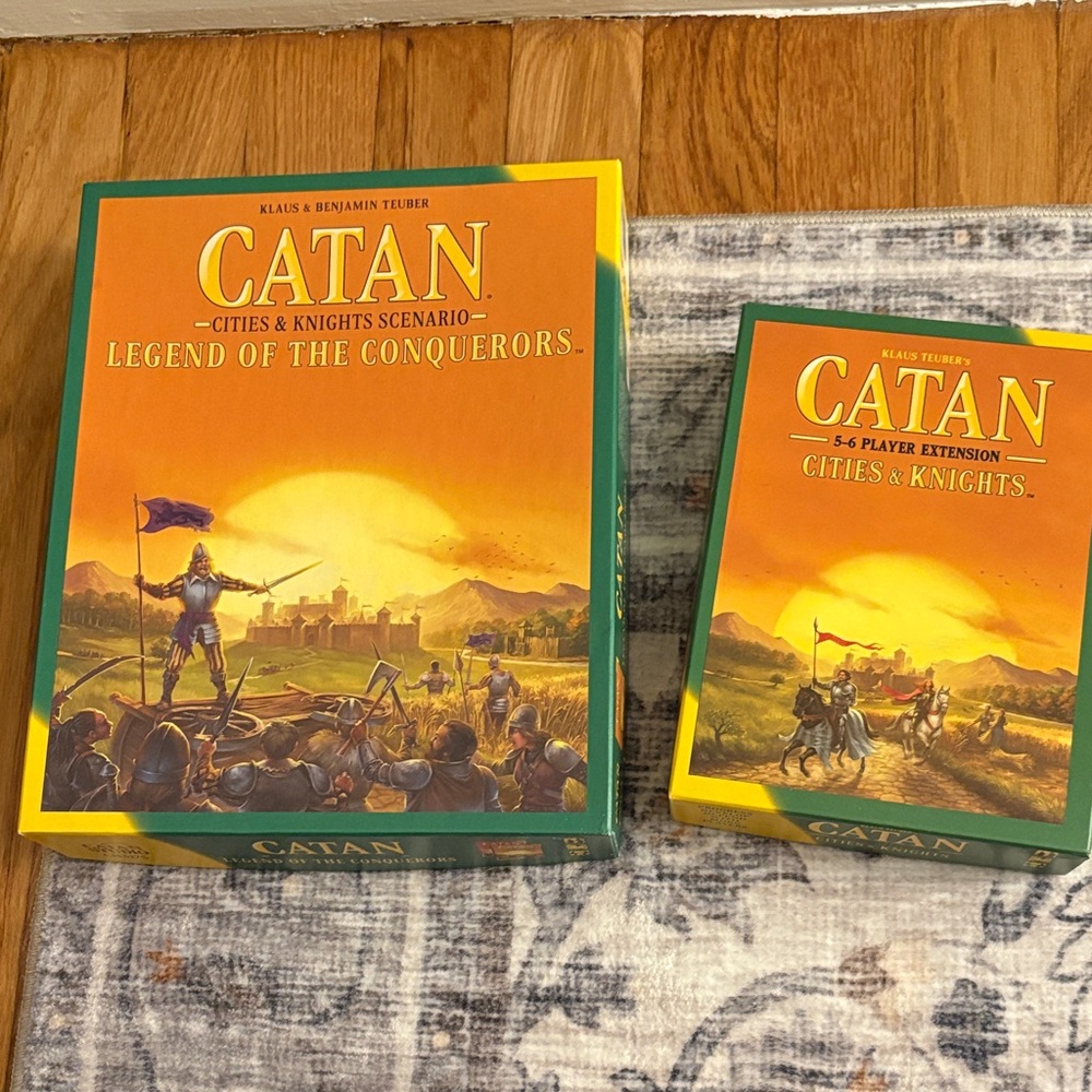 Catan Board Game Set - Legend of the Conquerors and Cities & Knights 5-6 Player